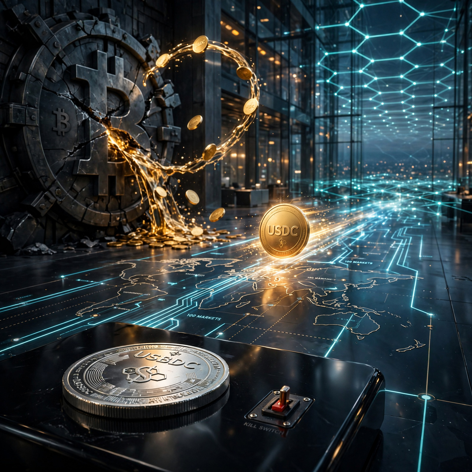Three Stories, One Week: Banks Go On-Chain, USDC Buys the Last Mile, and Bitcoin’s Sidechain Gets a $320M Stress Test